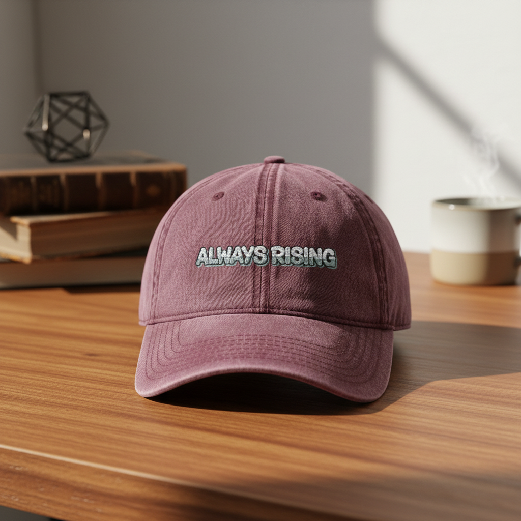 Always Rising Embroidered Cap