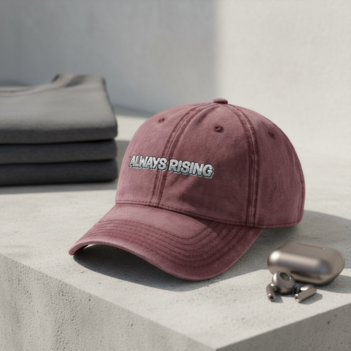 Always Rising Embroidered Cap