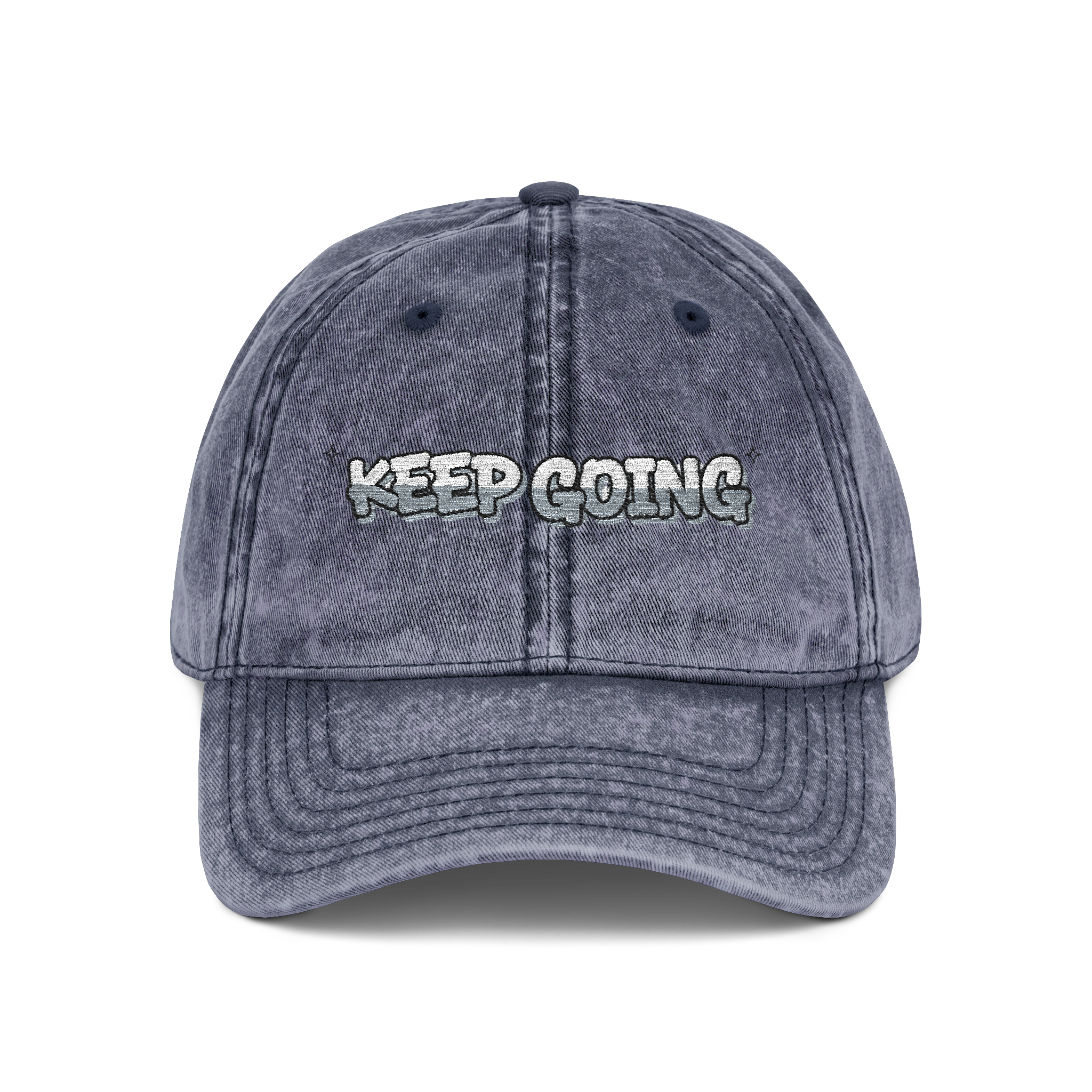 Keep Going Embroidered Cap