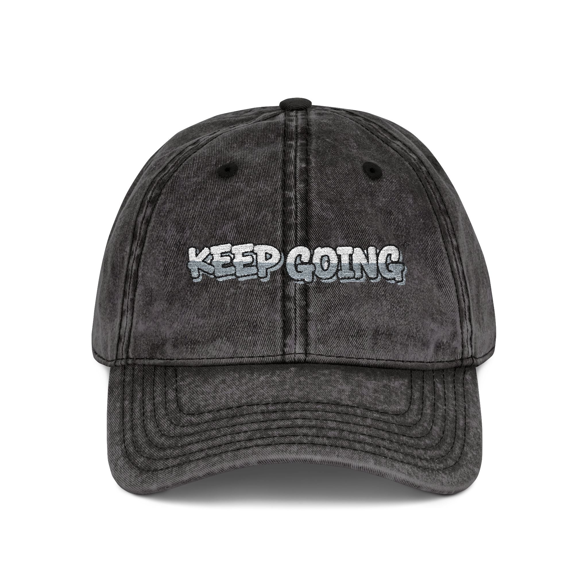 Keep Going Embroidered Cap