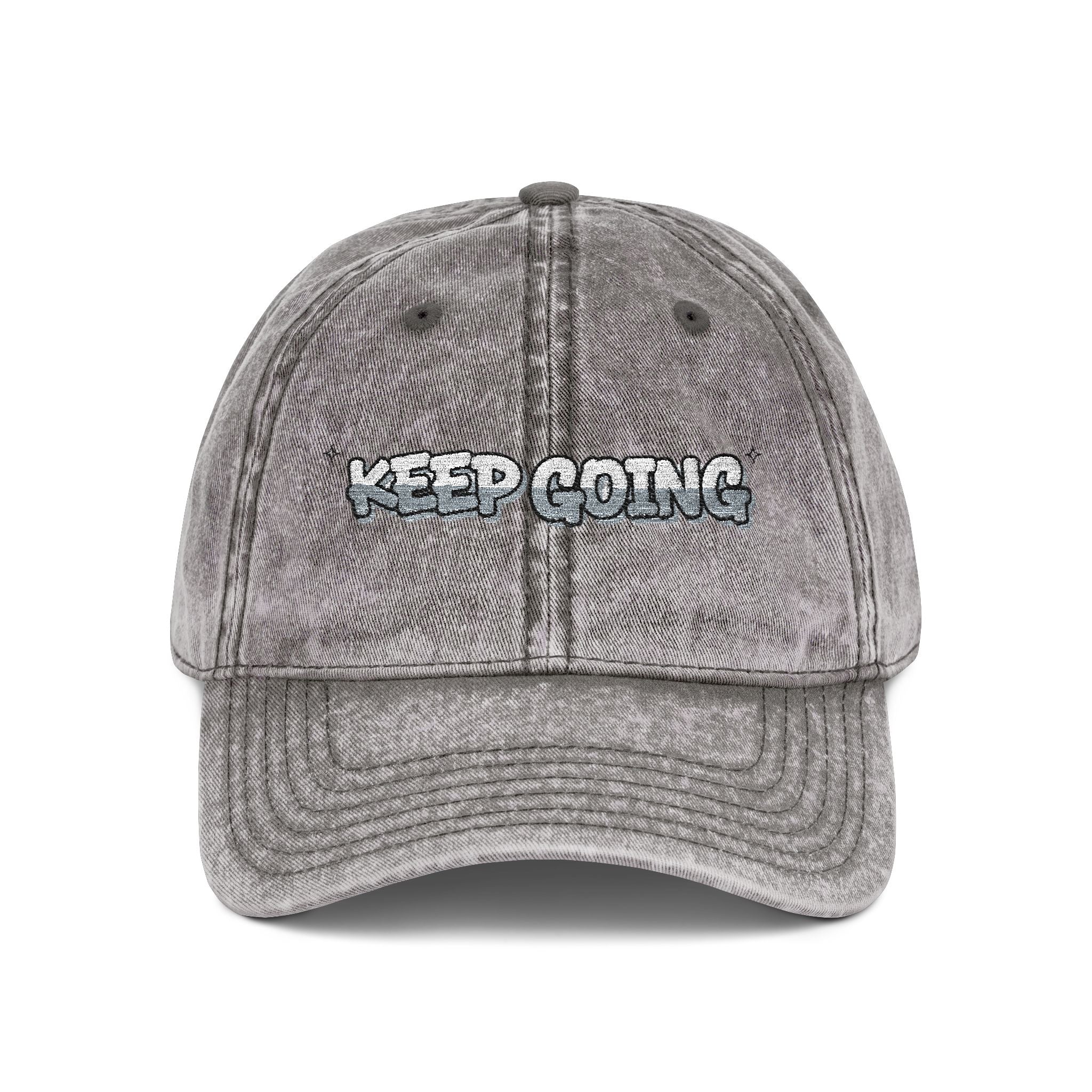 Keep Going Embroidered Cap