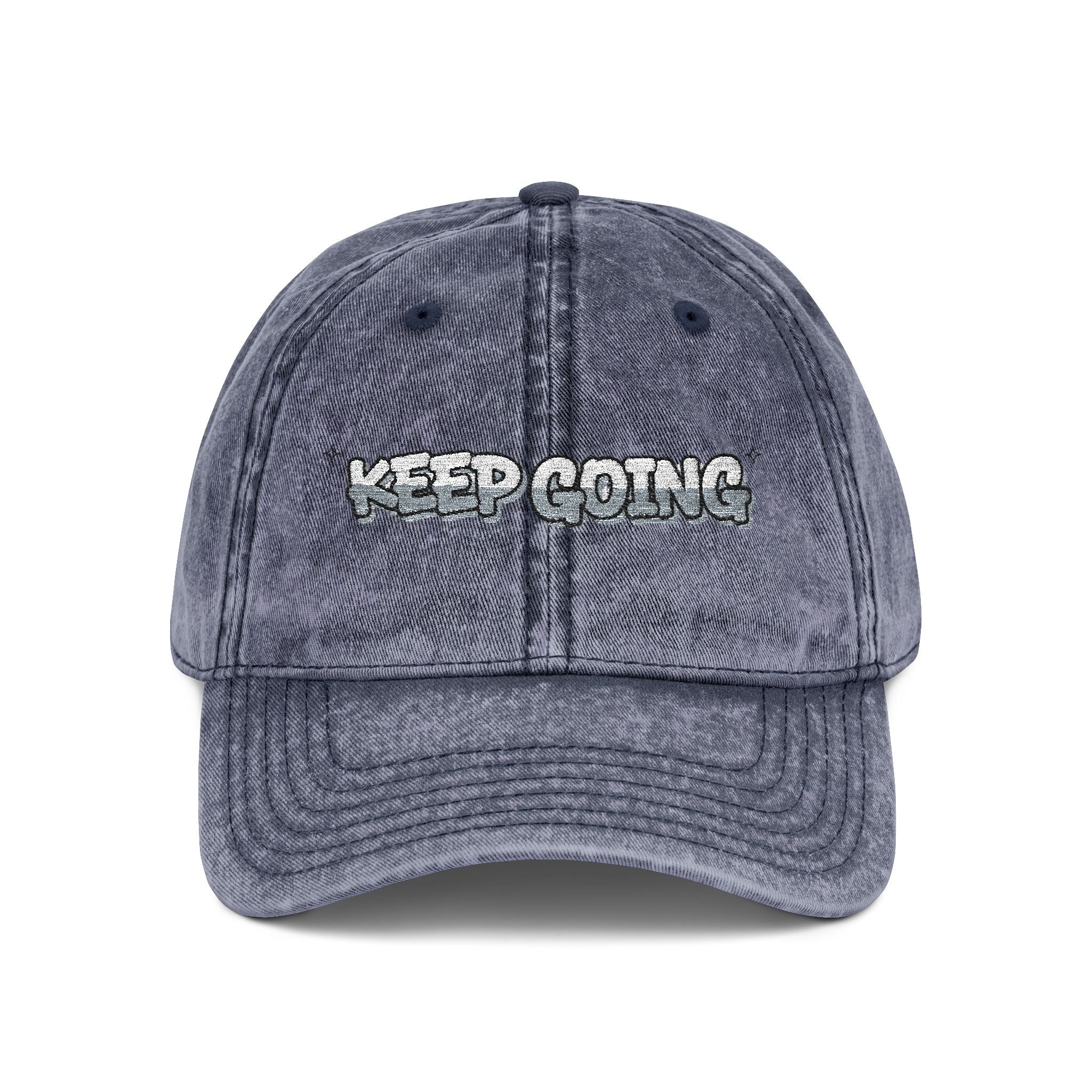 Keep Going Embroidered Cap